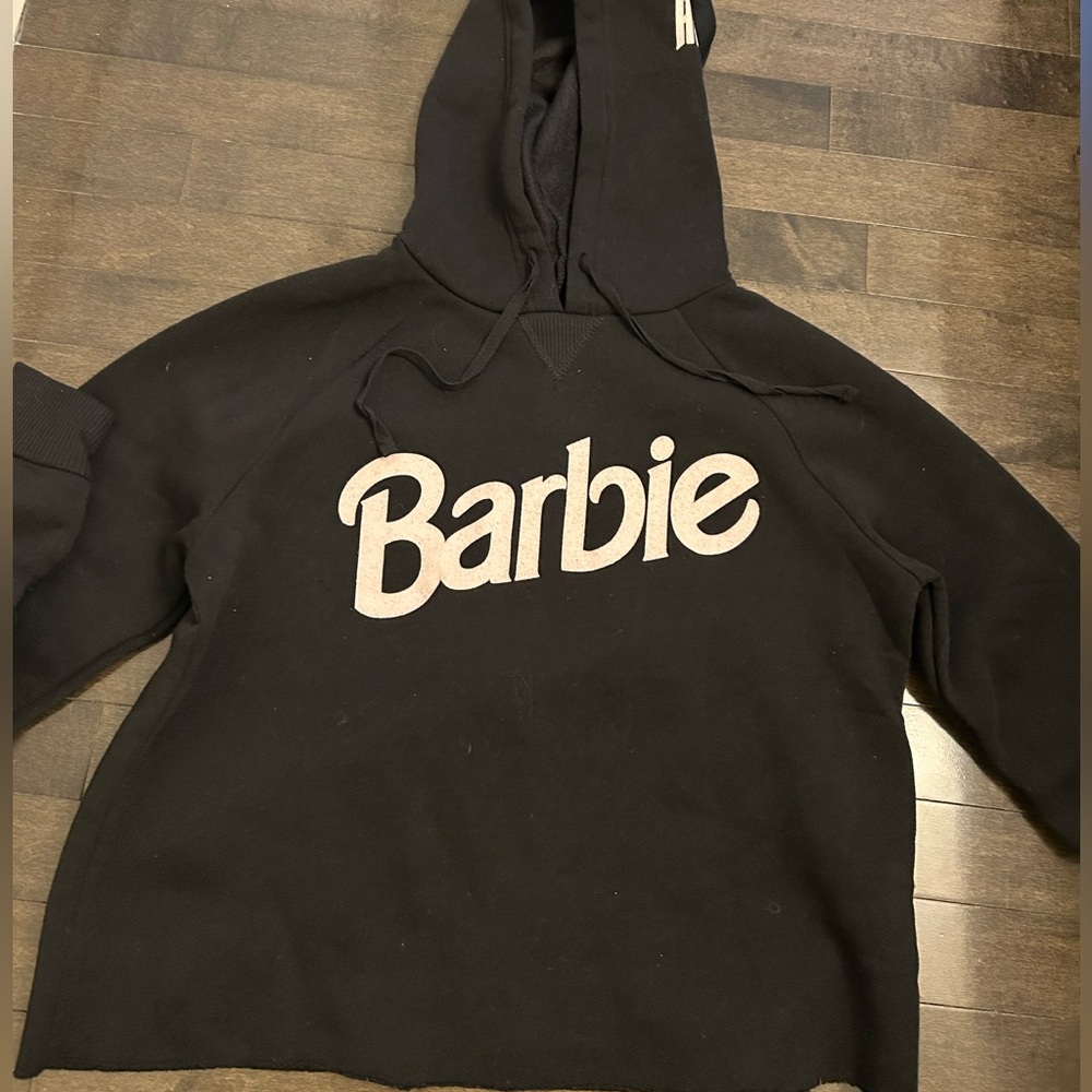 Barbie Black Hoodie Sweater